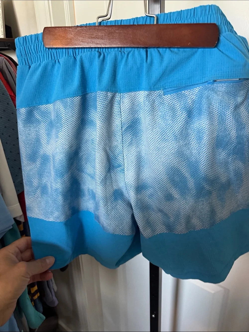 lululemon athletica Men's Blue Turquoise Swim Trunks